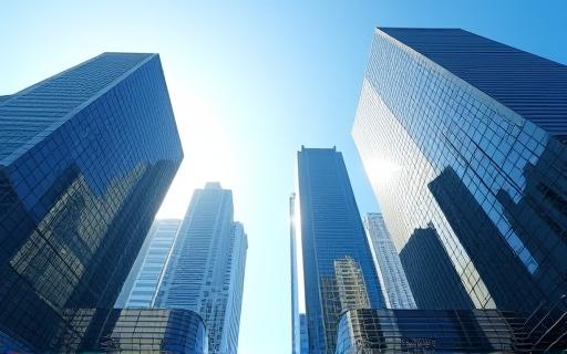 企業ビル群のイメージ